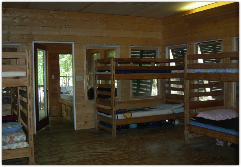 Swamp Camp Cabin Inside