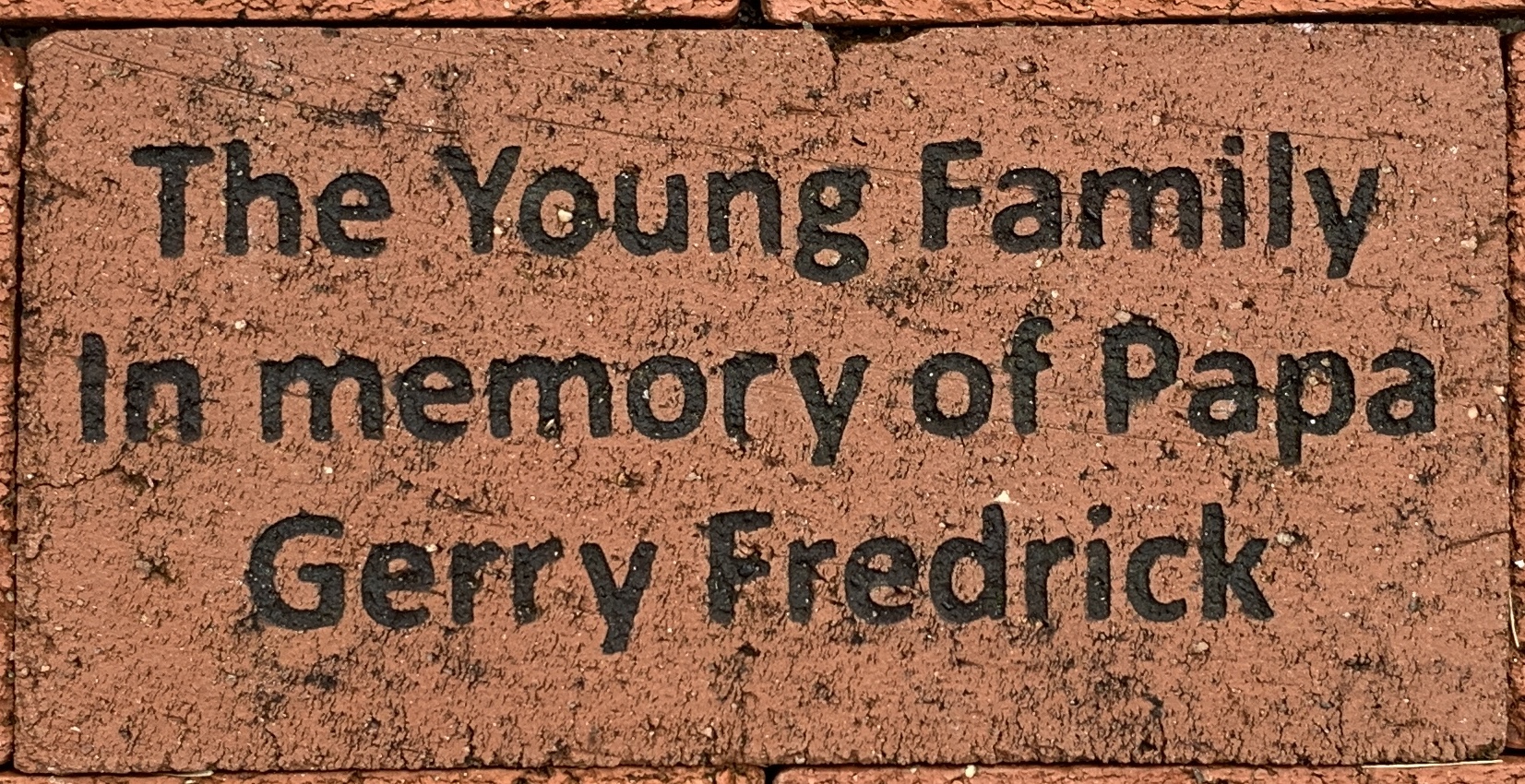 Brick Memorial Examples